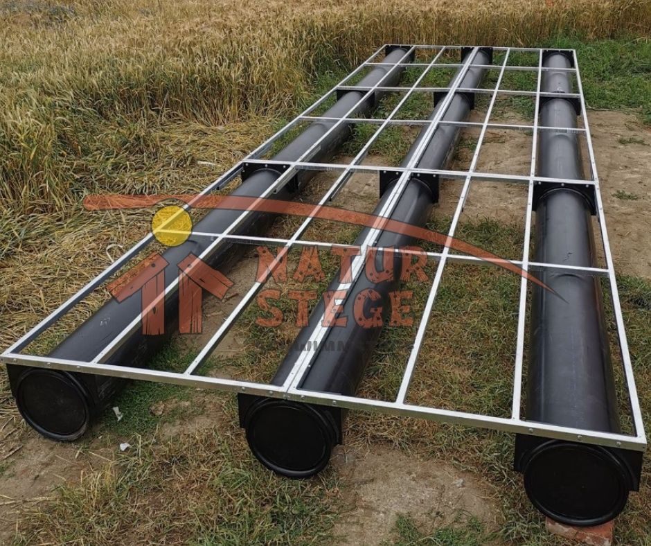 C.08.   Schwimmsteg Modul 3m x 9m ohne Holzbelag