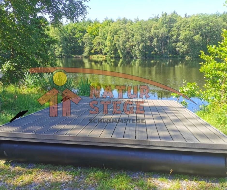 E.01.   Schwimmsteg Modul 3m x 2m mit WPC-Belag