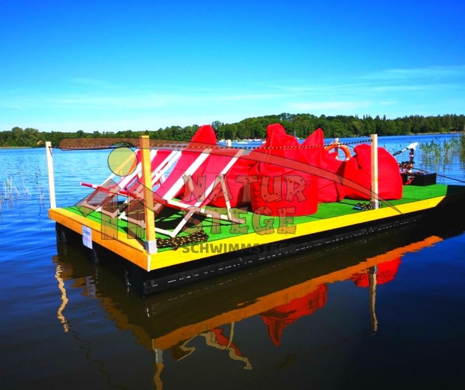 F.01.   Schwimmende Plattform Floß 18m2