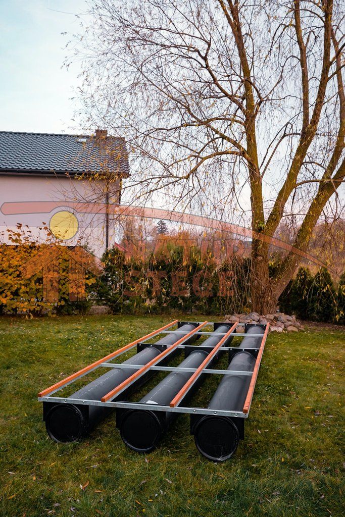 C.05.      Schwimmsteg Modul 6m x 2m mit Holzlatten